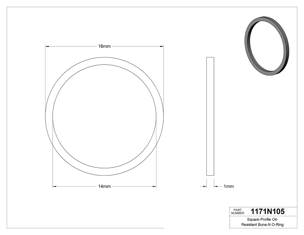 Technical drawing - 1171N105